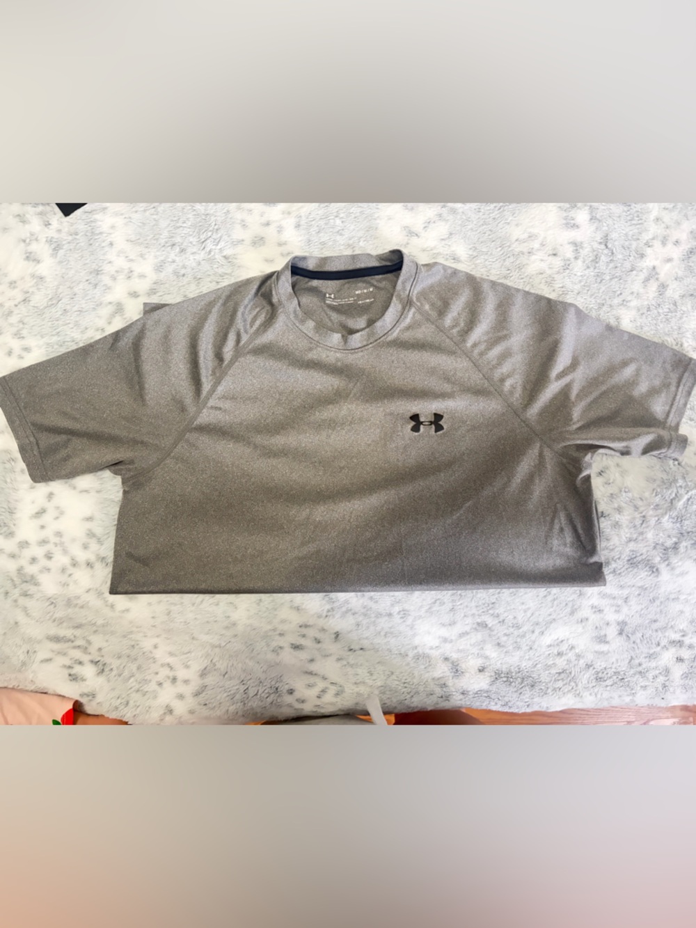 Under Armour Heather Gray HeatGear Athletic Tee